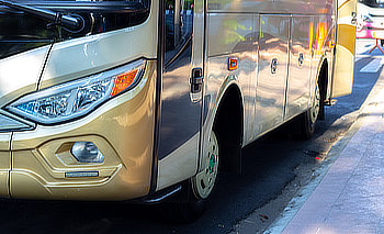 Self Driving Bus Service. Las Vegas, Nevada.